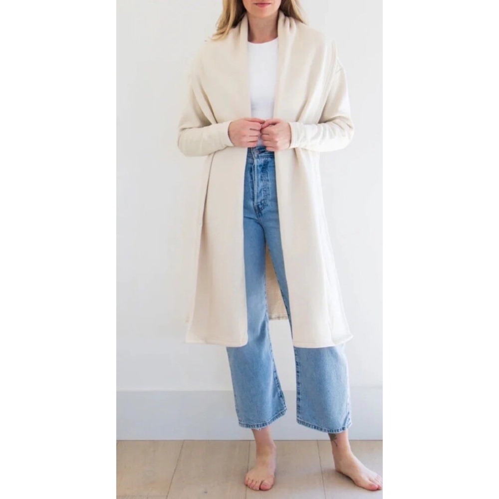 NWT‎ Priv Coco Coatigan Cream Women's Size Large